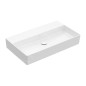 Villeroy & Boch Memento 2.0 - Lavabo 800x470 mm, sans trop-plein, sans trou de robinetterie, blanc alpin 4A228301 Villeroy & Boch Memento 2.0 - Lavabo 800x470 mm, sans trop-plein, sans trou de robinetterie, blanc alpin 4A228301