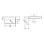 Villeroy & Boch Memento 2.0 - Lavabo 800x470 mm, sans trop-plein, sans trou de robinetterie, blanc alpin 4A228301 Villeroy & Boch Memento 2.0 - Lavabo 800x470 mm, sans trop-plein, sans trou de robinetterie, blanc alpin 4A228301