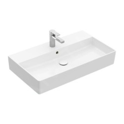 Villeroy & Boch Memento 2.0 - Lavabo 800x470 mm, avec trop-plein, trou pour robinetterie, blanc alpin 4A228001