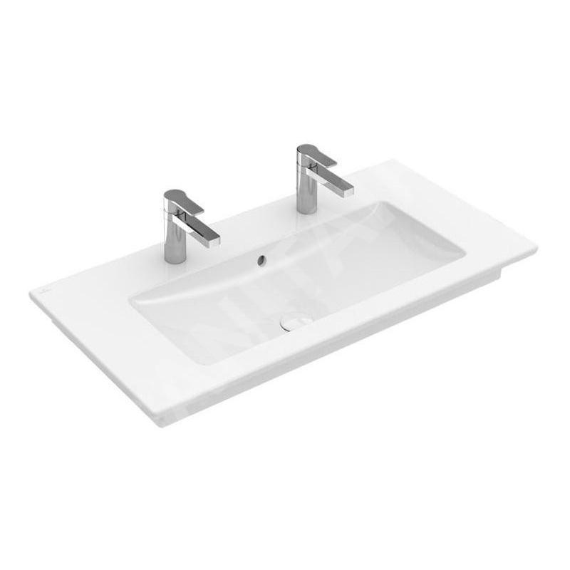 Villeroy & Boch Venticello - Meuble lavabo 1000x500 mm, avec trop-plein, 2 trous de robinetterie, blanc alpin 4104AK01 Villeroy & Boch Venticello - Meuble lavabo 1000x500 mm, avec trop-plein, 2 trous de robinetterie, blanc alpin 4104AK01