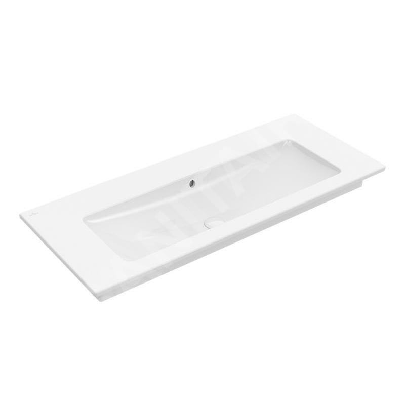 Villeroy & Boch Venticello - Meuble lavabo 1000x500 mm, avec trop-plein, sans trou de robinetterie, blanc alpin 4104AJ01 Villeroy & Boch Venticello - Meuble lavabo 1000x500 mm, avec trop-plein, sans trou de robinetterie, blanc alpin 4104AJ01