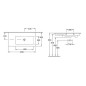 Villeroy & Boch Venticello - Meuble lavabo 1000x500 mm, avec trop-plein, sans trou de robinetterie, CeramicPlus, blanc alpin Villeroy & Boch Venticello - Meuble lavabo 1000x500 mm, avec trop-plein, sans trou de robinetterie, CeramicPlus, blanc alpin