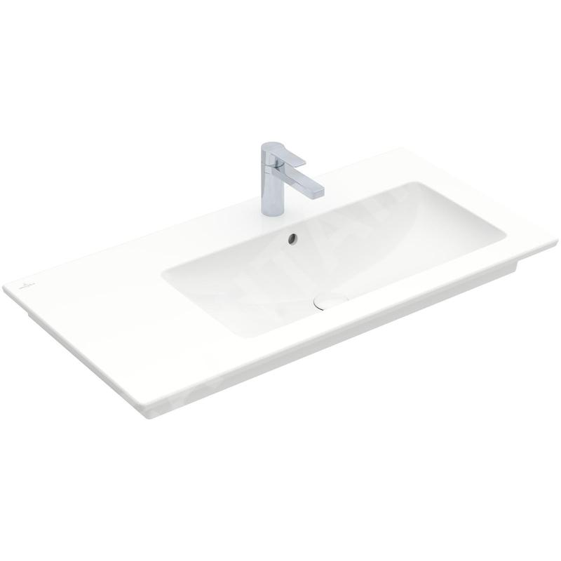 Villeroy & Boch Venticello - Meuble lavabo 1000x500 mm, avec trop-plein, trou de robinetterie, blanc alpin 4134R101 Villeroy & Boch Venticello - Meuble lavabo 1000x500 mm, avec trop-plein, trou de robinetterie, blanc alpin 4134R101