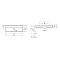 Villeroy & Boch Memento 2.0 - Meuble lavabo 1200x470 mm, sans trop-plein, sans trou de robinetterie, blanc alpin 4A22CF01 Villeroy & Boch Memento 2.0 - Meuble lavabo 1200x470 mm, sans trop-plein, sans trou de robinetterie, blanc alpin 4A22CF01