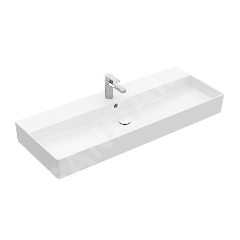Villeroy & Boch Memento 2.0 - Meuble lavabo 1200x470 mm, avec trop-plein, trou de robinetterie, blanc alpin 4A22CL01 Villeroy & Boch Memento 2.0 - Meuble lavabo 1200x470 mm, avec trop-plein, trou de robinetterie, blanc alpin 4A22CL01