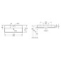 Villeroy & Boch Memento 2.0 - Meuble lavabo 1200x470 mm, avec trop-plein, trou de robinetterie, blanc alpin 4A22CL01 Villeroy & Boch Memento 2.0 - Meuble lavabo 1200x470 mm, avec trop-plein, trou de robinetterie, blanc alpin 4A22CL01