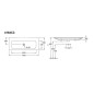 Villeroy & Boch Finion - Meuble lavabo 1200x500 mm, sans trop-plein, sans trou de robinetterie, CeramicPlus, blanc alpin