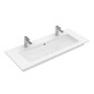 Villeroy & Boch Venticello - Meuble lavabo 1200x500 mm, avec trop-plein, 2 trous de robinetterie, blanc alpin 4104CK01 Villeroy & Boch Venticello - Meuble lavabo 1200x500 mm, avec trop-plein, 2 trous de robinetterie, blanc alpin 4104CK01