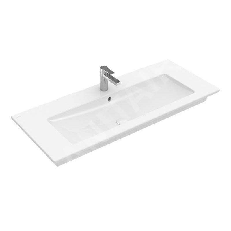 Villeroy & Boch Venticello - Meuble lavabo 1200x500 mm, avec trop-plein, trou de robinetterie, blanc alpin 4104CL01 Villeroy & Boch Venticello - Meuble lavabo 1200x500 mm, avec trop-plein, trou de robinetterie, blanc alpin 4104CL01
