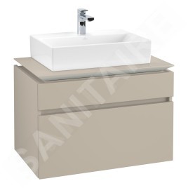 Villeroy & Boch Memento 2.0 - Meuble lavabo 600x420 mm, sans trop-plein, trou de robinetterie, blanc alpin 4A226L01