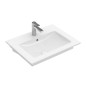 Villeroy & Boch Venticello - Meuble lavabo 650x500 mm, avec trop-plein, trou de robinetterie, CeramicPlus, blanc alpin 4124G6R1 Villeroy & Boch Venticello - Meuble lavabo 650x500 mm, avec trop-plein, trou de robinetterie, CeramicPlus, blanc alpin 4124G6R1