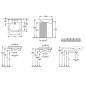 Villeroy & Boch ViCare - Lavabo Vita 610x550 mm, avec trop-plein, avec trou de robinetterie, blanc alpin 41196001 Villeroy & Boch ViCare - Lavabo Vita 610x550 mm, avec trop-plein, avec trou de robinetterie, blanc alpin 41196001