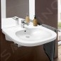 Villeroy & Boch ViCare - Lavabo Vita 610x550 mm, avec trop-plein, avec trou de robinetterie, blanc alpin 41196001 Villeroy & Boch ViCare - Lavabo Vita 610x550 mm, avec trop-plein, avec trou de robinetterie, blanc alpin 41196001