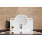 Villeroy & Boch ViCare - Lavabo Vita 800x550 mm, sans trop-plein, avec trou de robinetterie, CeramicPlus, blanc alpin 412081R1 Villeroy & Boch ViCare - Lavabo Vita 800x550 mm, sans trop-plein, avec trou de robinetterie, CeramicPlus, blanc alpin 412081R1