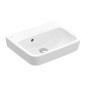 Villeroy & Boch O.novo - Lave-mains 500x370 mm, avec trop-plein, sans trou de robinetterie, blanc alpin 43445201