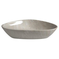 Sapho Dalma - Vasque à poser 585x390 mm, sans trop-plein, sans trou pour robinet, gris MM227