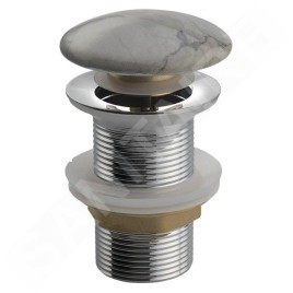 Sapho Dalma - Vidage de lavabo refermable Click-Clack 1 1/4, grigio MM713
