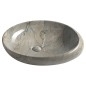Sapho Dalma - Vasque à poser 680x440 mm, sans trop-plein, sans trou pour robinet, grigio MM313 Sapho Dalma - Vasque à poser 680x440 mm, sans trop-plein, sans trou pour robinet, grigio MM313