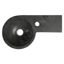 Sapho Blok - Lave-mains 400x230 mm, avec 1 trou à droite, sans trop-plein, anthracite 2401-32