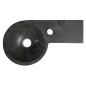 Sapho Blok - Lave-mains 400x230 mm, avec 1 trou à droite, sans trop-plein, anthracite 2401-32