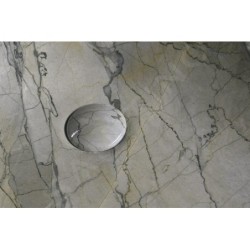 Sapho Dalma - Vasque à poser 585x390 mm, sans trop-plein, sans trou pour robinet, grigio MM213
