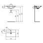 Ideal Standard Connect Air - Meuble lavabo 540x380x155 mm, avec trop-plein, un trou pour robinetterie, blanc E029601 Ideal Standard Connect Air - Meuble lavabo 540x380x155 mm, avec trop-plein, un trou pour robinetterie, blanc E029601
