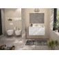 Ideal Standard Tesi - Meuble lavabo 625x450x165 mm, avec trop-plein, un trou pour robinetterie, mat blanc T3508V1