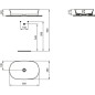 Ideal Standard Ipalyss - Vasque, 600x380 mm, sans trop-plein, blanc E139601 Ideal Standard Ipalyss - Vasque, 600x380 mm, sans trop-plein, blanc E139601