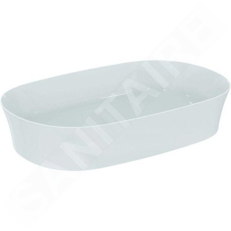 Ideal Standard Ipalyss - Vasque, 600x380 mm, sans trop-plein, Ideal Plus, blanc E1396MA