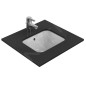 Ideal Standard Connect - Vasque sous plan, 500x380 mm, avec trop-plein, Ideal Plus, blanc E5058MA