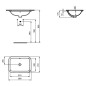 Ideal Standard Connect - Vasque sous plan, 580x410 mm, avec trop-plein, Ideal Plus, blanc E5061MA Ideal Standard Connect - Vasque sous plan, 580x410 mm, avec trop-plein, Ideal Plus, blanc E5061MA