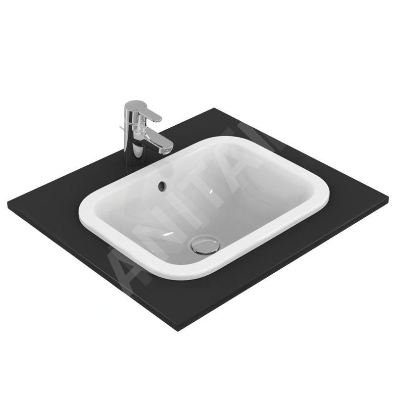 Ideal Standard Connect - Vasque encastrée, 500x380 mm, avec trop-plein, Ideal Plus, blanc E5057MA Ideal Standard Connect - Vasque encastrée, 500x380 mm, avec trop-plein, Ideal Plus, blanc E5057MA