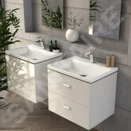 Ravak Comfort - Lavabo 600x460 mm, avec 1 point d'amorçage, blanc XJX01260001