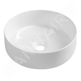 Sapho Lavabos - Vasque à poser, diamètre 360 mm, sans trop-plein, blanc 10NF65036