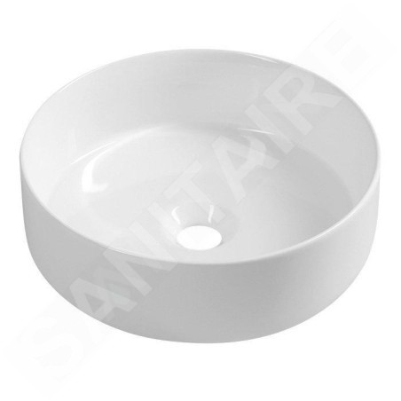 Sapho Lavabos - Vasque à poser, diamètre 360 mm, sans trop-plein, blanc 10NF65036