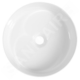 Sapho Lavabos - Vasque à poser, diamètre 360 mm, sans trop-plein, blanc 10NF65036