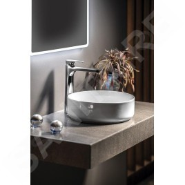 Sapho Lavabos - Vasque à poser, diamètre 360 mm, sans trop-plein, blanc 10NF65036