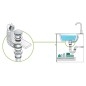 Sapho Accessoire Omp Tea - Trop-plein de lavabo, blanc/chrome 247.304.0 Sapho Accessoire Omp Tea - Trop-plein de lavabo, blanc/chrome 247.304.0