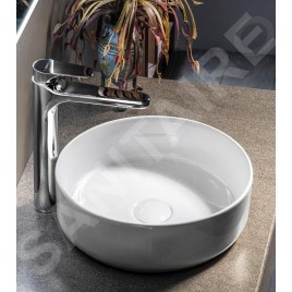 Sapho Accessoires - Bonde refermable pour lavabo avec trop-plein, ClickClack, blanc AR902