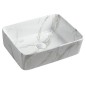 Sapho Dalma - Vasque à poser, 475x375 mm, sans trou pour robinet, carrara MM517 Sapho Dalma - Vasque à poser, 475x375 mm, sans trou pour robinet, carrara MM517