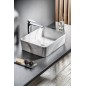 Sapho Dalma - Vasque à poser, 475x375 mm, sans trou pour robinet, carrara MM517 Sapho Dalma - Vasque à poser, 475x375 mm, sans trou pour robinet, carrara MM517