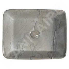 Sapho Dalma - Vasque à poser, 475x375 mm, sans trou pour robinet, grigio MM513