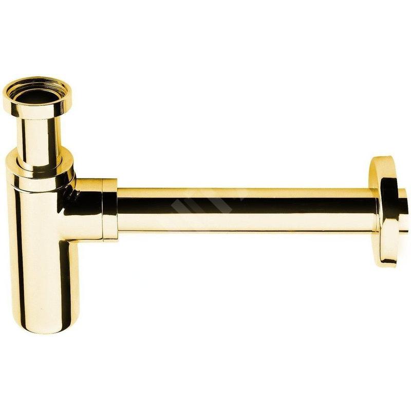 Sapho Siphons - Siphon de lavabo, 1 1/4, sortie d'évacuation 32 mm, rond, or SI517 Sapho Siphons - Siphon de lavabo, 1 1/4, sortie d'évacuation 32 mm, rond, or SI517