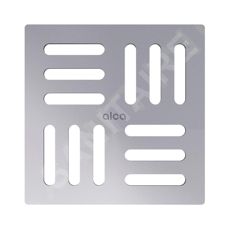 Alcadrain Grilles - Grille 102x102 mm, acier inoxydable MPV001
