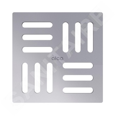 Alcadrain Grilles - Grille 102x102 mm, acier inoxydable MPV001