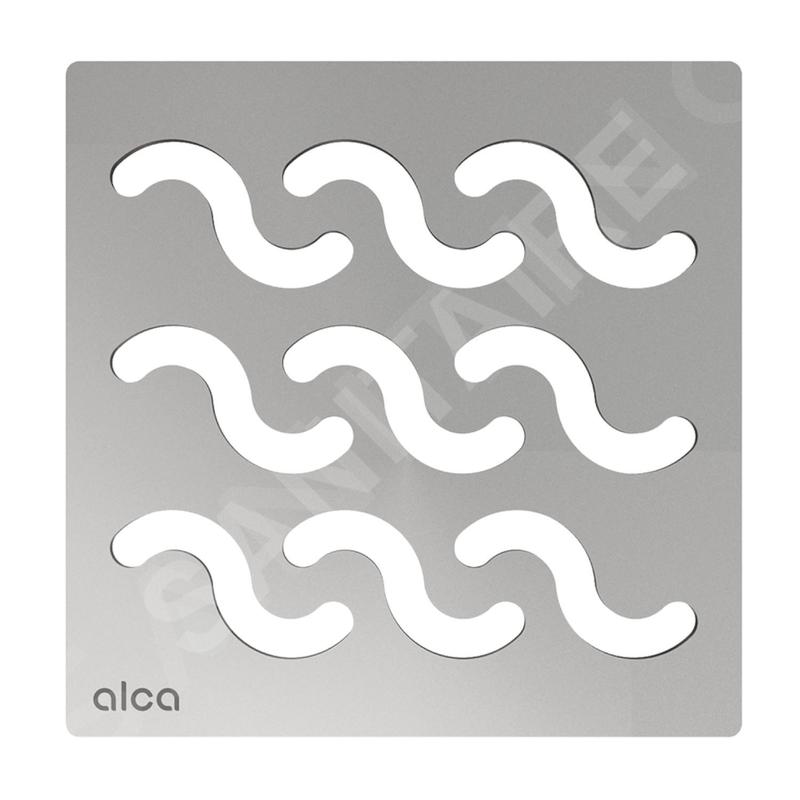 Alcadrain Grilles - Grille 102x102 mm, acier inoxydable MPV002