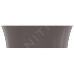 Ideal Standard Ipalyss - Lavabo à poser, 600x380 mm, sans trop-plein, slate grey E1396V5