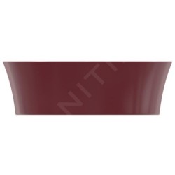 Ideal Standard Ipalyss - Lavabo à poser, 600x380 mm, sans trop-plein, Pomegranate E1396V6