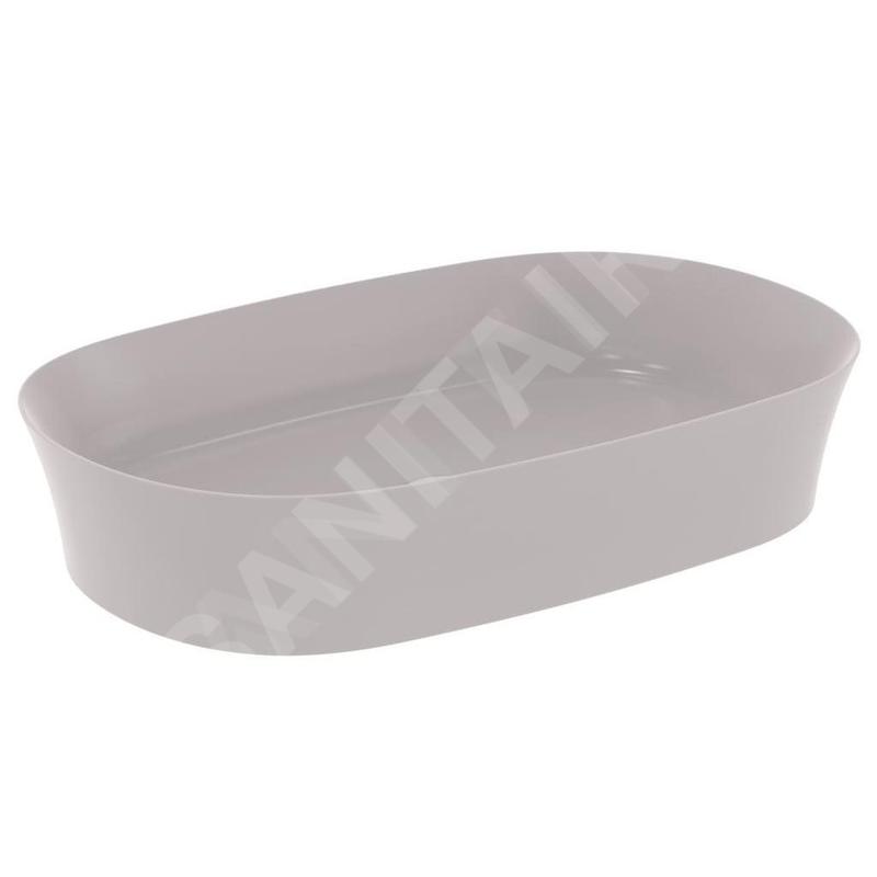 Ideal Standard Ipalyss - Lavabo à poser, 600x380 mm, sans trop-plein, Concrete E1396V9 Ideal Standard Ipalyss - Lavabo à poser, 600x380 mm, sans trop-plein, Concrete E1396V9