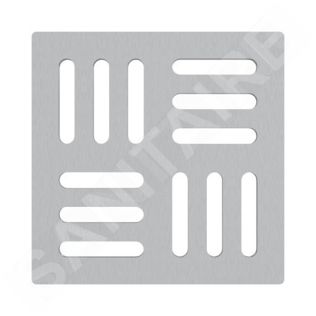 Alcadrain Grilles - Grille 102x102 mm, acier inoxydable MPV011